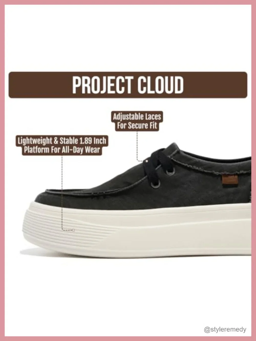 Canvas Platform Loafers Slip-On Women's Comfort Foam Sneakers